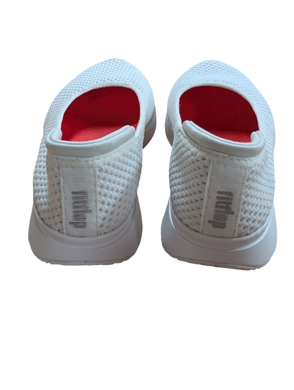 FitFlop Airmesh Ballerinas Urban White Slip On's Size 7 - Picture 4 of 14